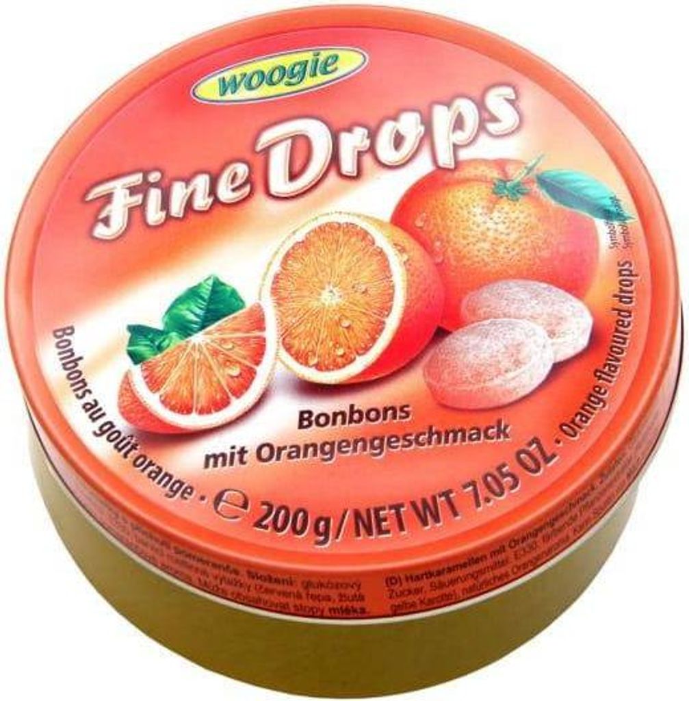 Woogie Orangenbonbons in der Dose 200g Produktbild 
