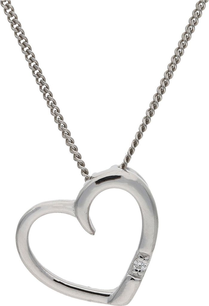 Herz Anhänger Silber 925 Zirkonia JL10-02-2878 JuwelmaLux