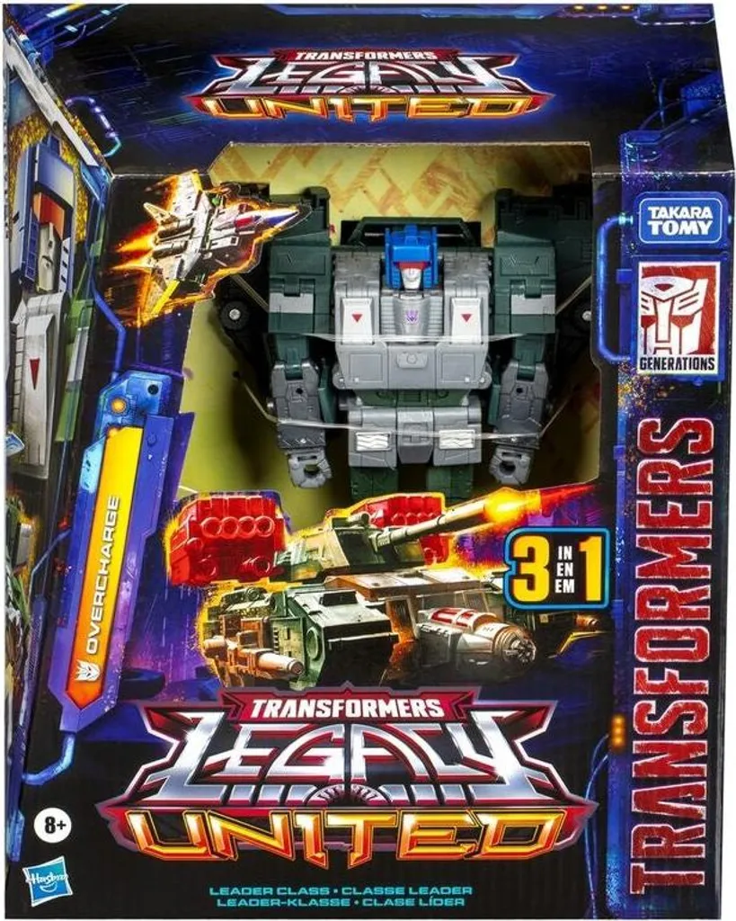 Figurine Transformers Legacy United Overcharge 19cm - Jouet Robot G1