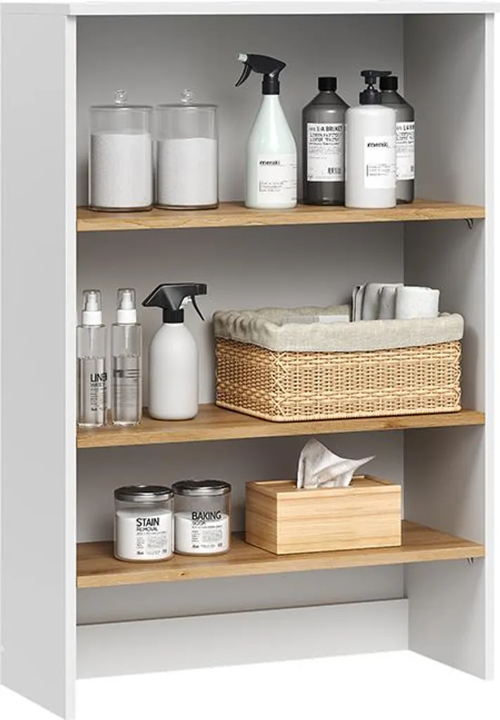 Meuble de rangement suspendu Vicco Viktor avec étagères Blanc Artisan - 5