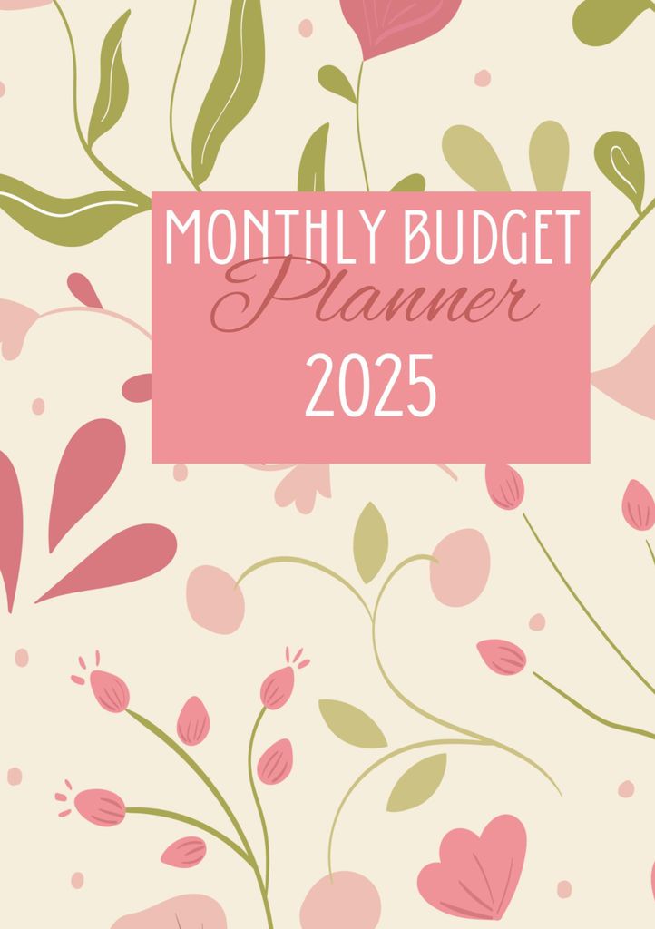 Monatlicher Budgetplaner 2025