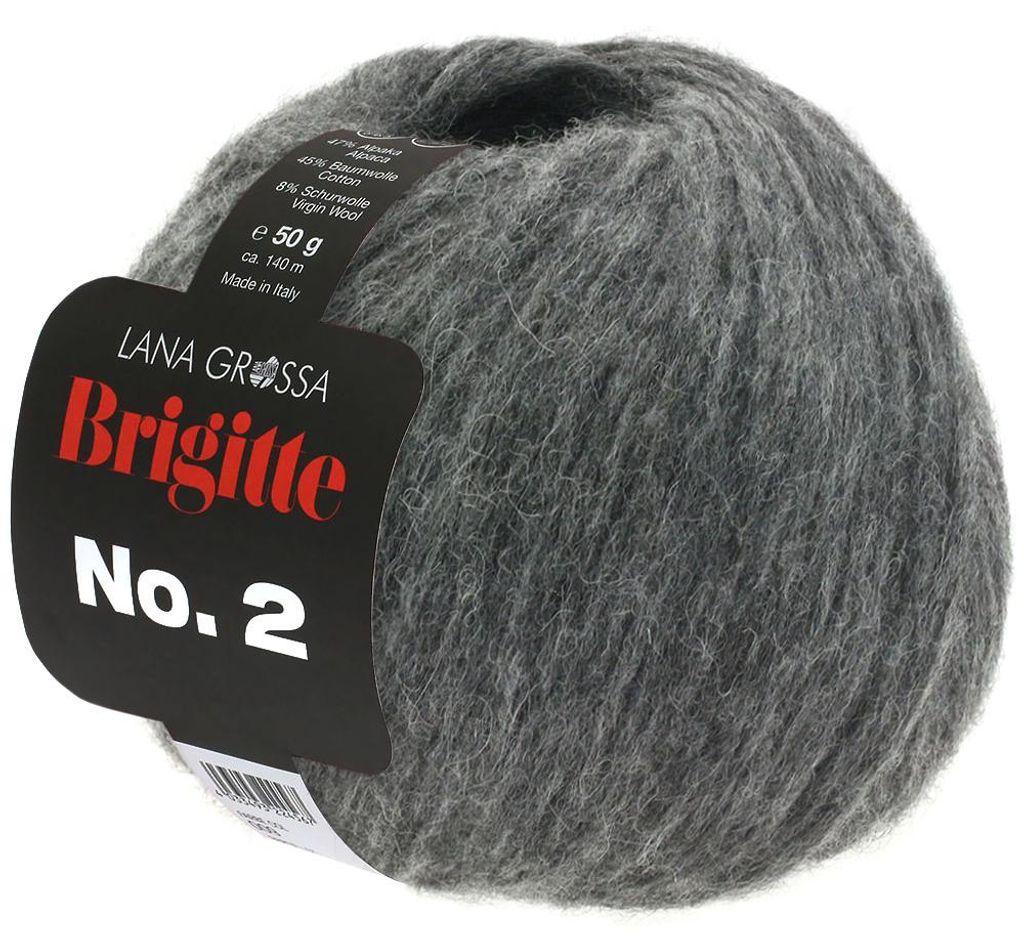 Lana Grossa - Brigitte No. 2 0024 schiefer Produktbild 