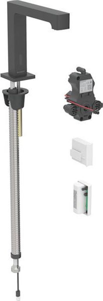 Geberit Brenta Waschtischarmatur, Ausladung 195mm, mit Mischer, Generatorbetrieb, für UP-Funktionsbox, 116.196.14.1