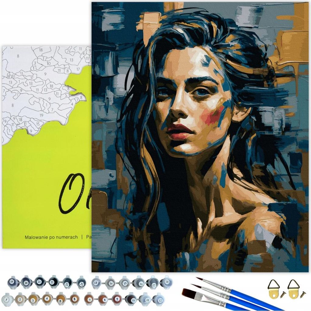 Peinture par numéros Adulte Femme Portrait Force 50x40 - 31 Image du produit 