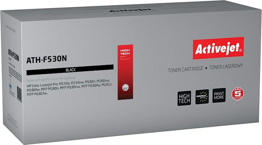 Activejet ATH-F530N Toner (Ersatz für HP 205A CF530A; Supreme; 1100 Seiten; schwarz)