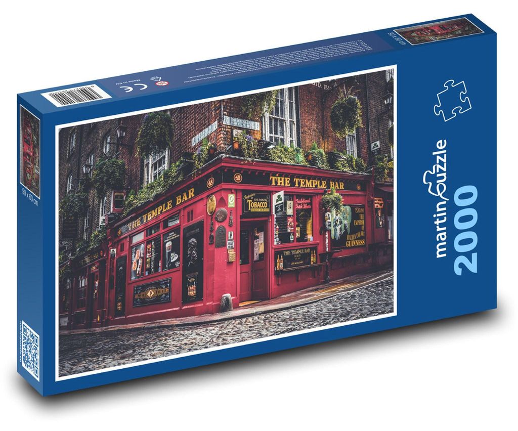 Puzzle 2000 Temple Bar - Dublin, Írsko - martinpuzzle Obrázok produktu 