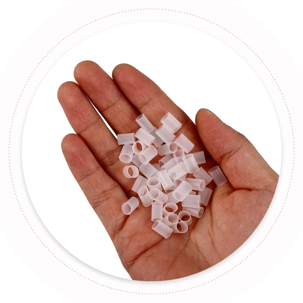 TPE Schlauch Kissenfüllung Transparent 500g Polymer Elastische Kisseninletts Nackenstütze Höhenverstellbar Atmungsaktiv