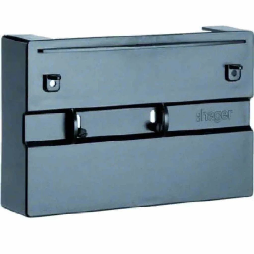 Couvercle de Plombage Hager KJ05Z pour Répartiteur Étagé 4 Pôles KJ30S
