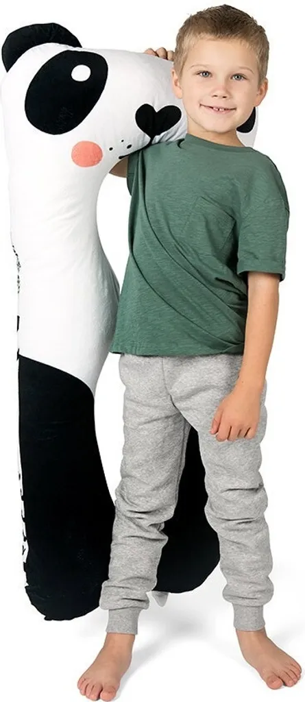Coussin Panda pour enfant ConfortKissen Kids, texture peluche et douce