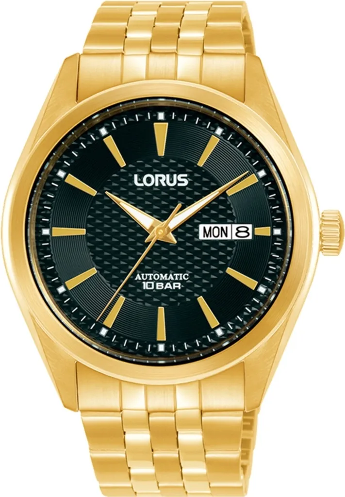 Montre automatique sans pile Lorus RL488BX9 en acier inoxydable or