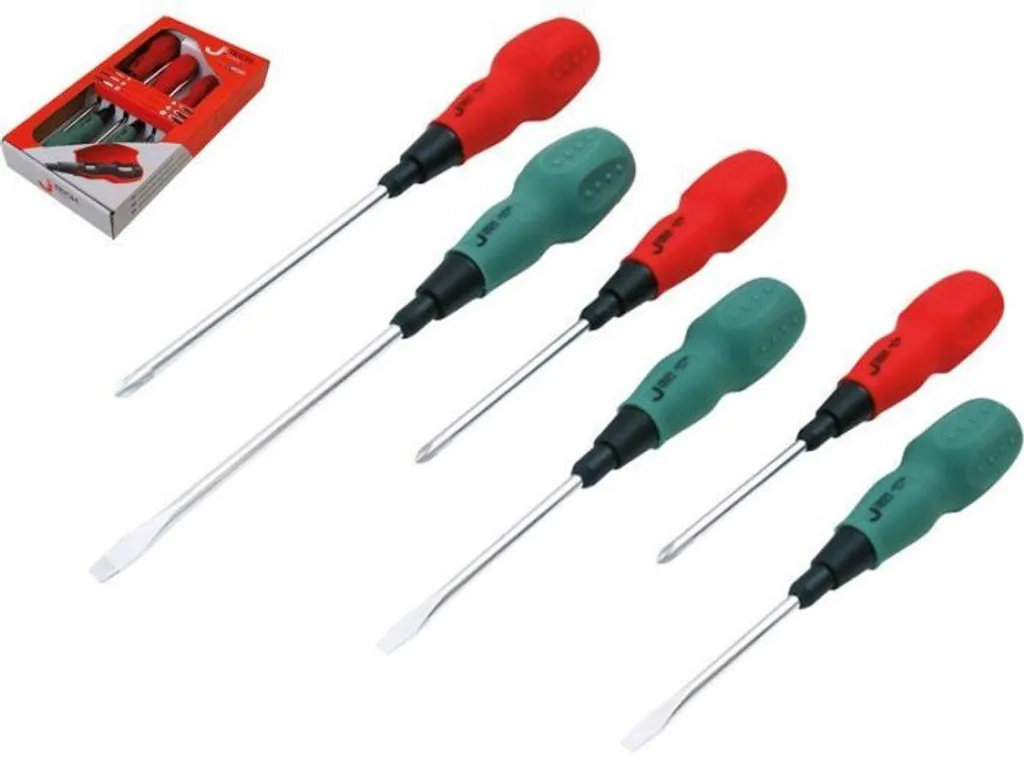 Scheda Tecnica Set Cacciaviti 6pz Extol Premium 55082 Acciaio CrV