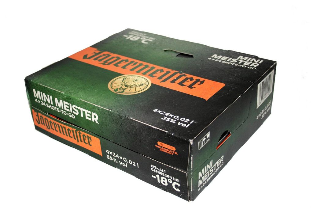 96 Flaschen Jägermeister Kräuterlikör 35% 4x24x 0,02 l - 20 Produktbild 