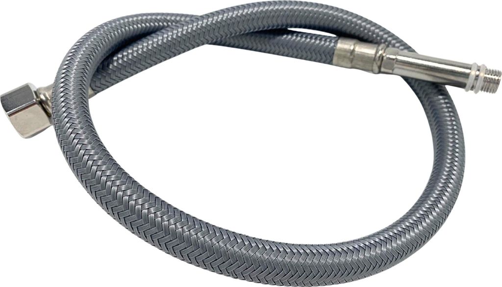 Balneo Armaturanschlussschlauch 3/8” x M10 50 cm PEX grau Wasserhahnschlauch