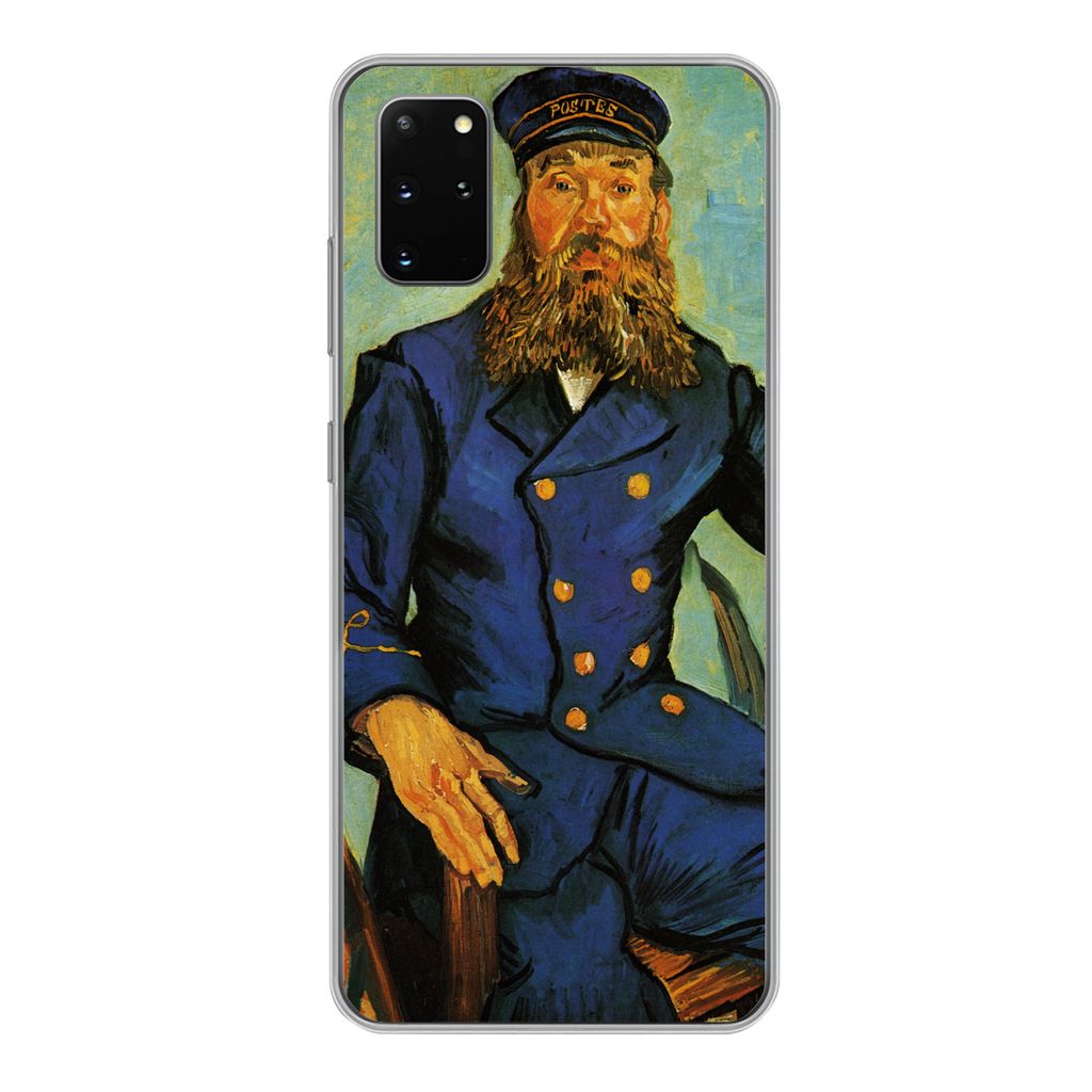 MuchoWow Handyhülle Schutzhülle Hülle für Samsung Galaxy S20 Plus Porträt von Joseph Roulin - Vincent van Gogh Silikon Softcase Handy Hülle...