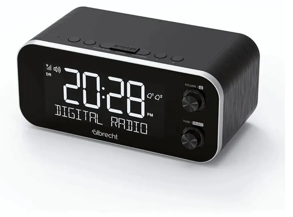 Réveil Radio DAB+ Albrecht DR 455 idéal pour un réveil doux avec ASA