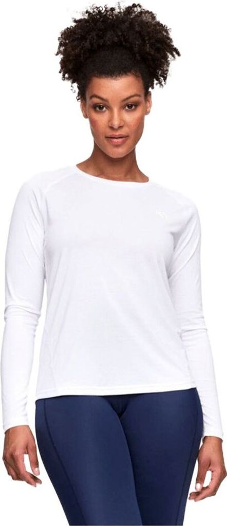 Kari Traa Emily Langarm-t-shirt Weiß S Frau Weiß S