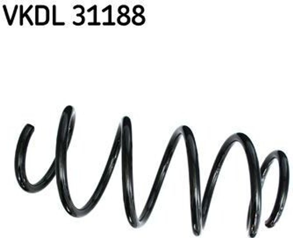 SKF VKDL 31188 Fahrwerksfeder OE 1K0411105BG kompatibel mit Touran