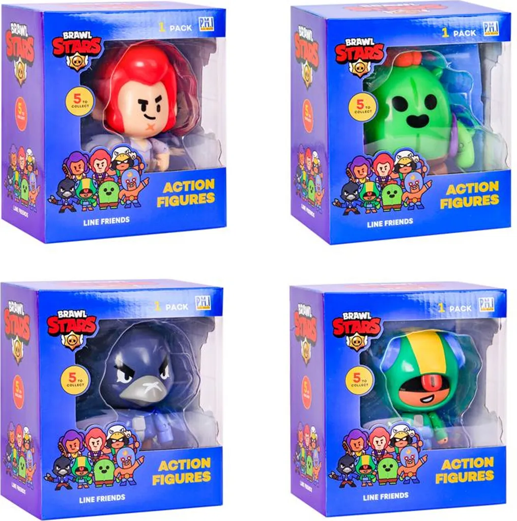 Figurine robuste Brawl Stars 11 cm pour jouer sans casser