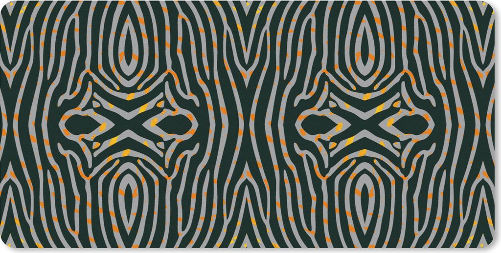 MuchoWow Mauspad Mousepad Zebra - Tiermuster - Muster 60x30 cm - Mousepads - Maus Mat - Pad - Mausunterlage - Nachhaltig