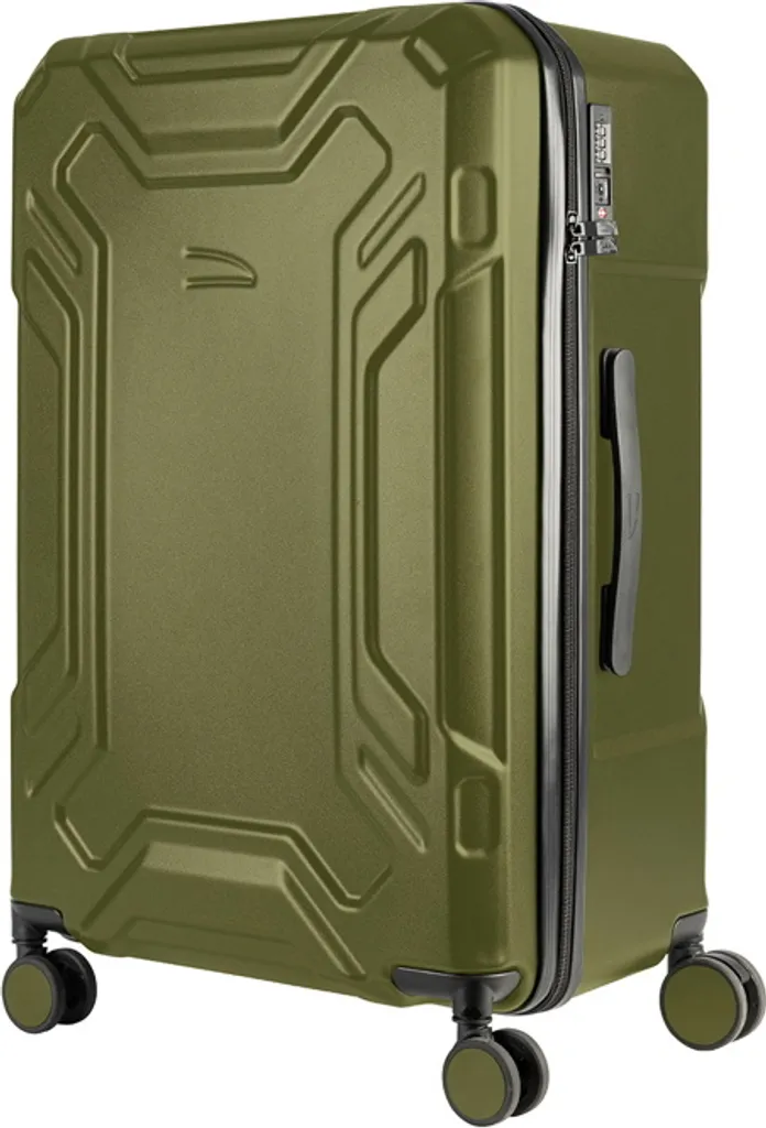 Tucano Chariot Iron Valise Rigide 72L Verte : Coque Anti-Choc et TSA