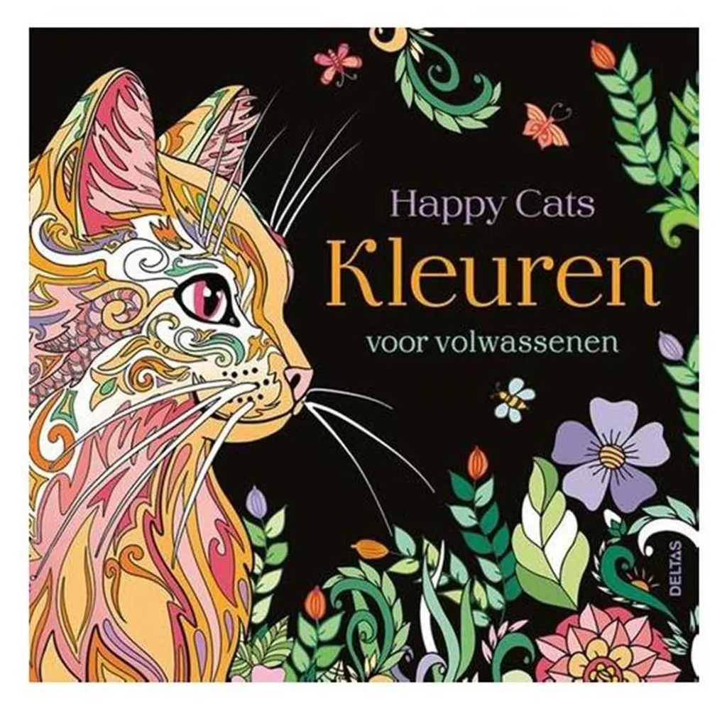 Livre de coloriage Deltas chats activité de détente à la maison