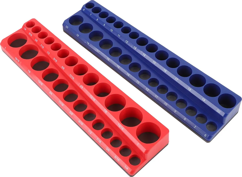 Rangement magnétique pour douilles 3/8 pour garage et atelier auto