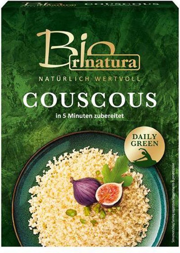 Rinatura Couscous 500 G Faltschachtel Vegan Ballaststoffquelle Mild-nussiger Geschmack