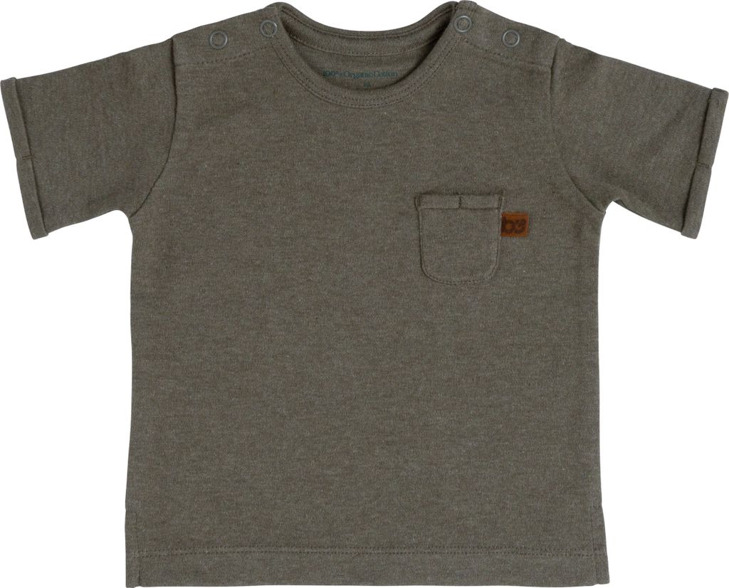 Baby's Only T-shirt Melange - Khaki - 56 - 100% Baumwolle