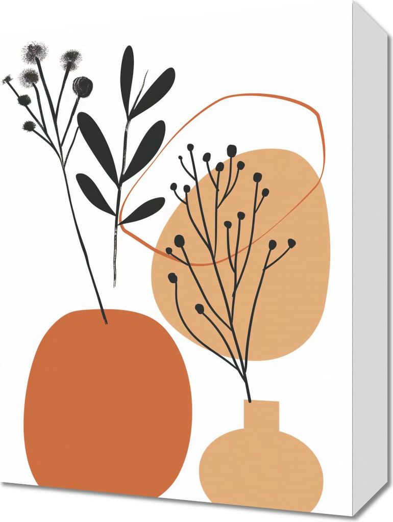 Bild 30x40cm Botanisch Pastell