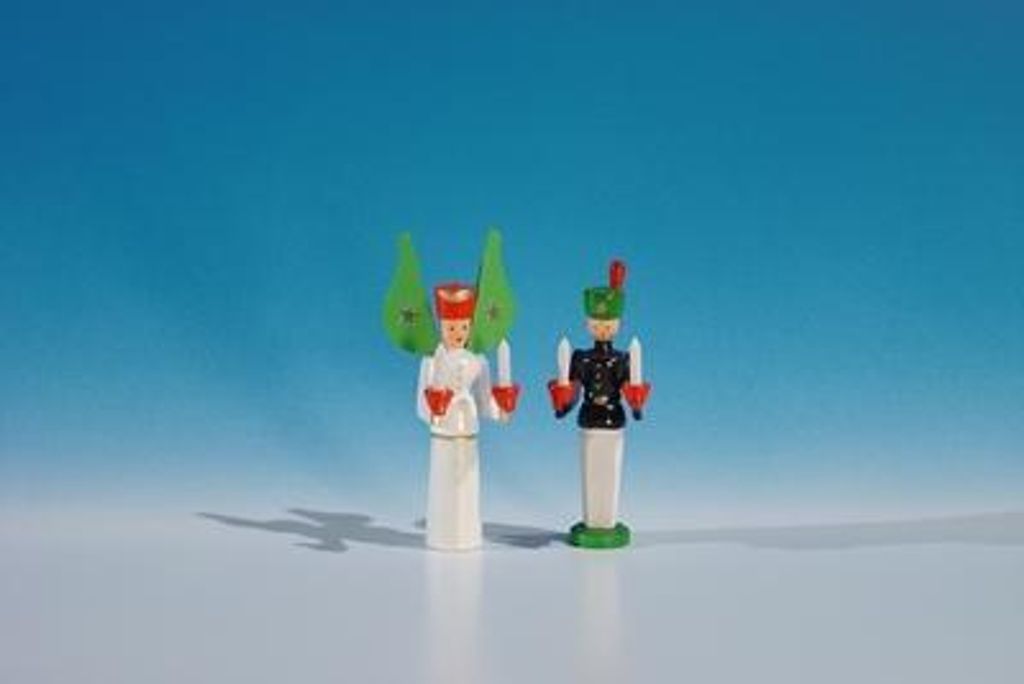Weihnachtsfiguren Engel und Bergmann BxHxT 2x6x2cm NEU