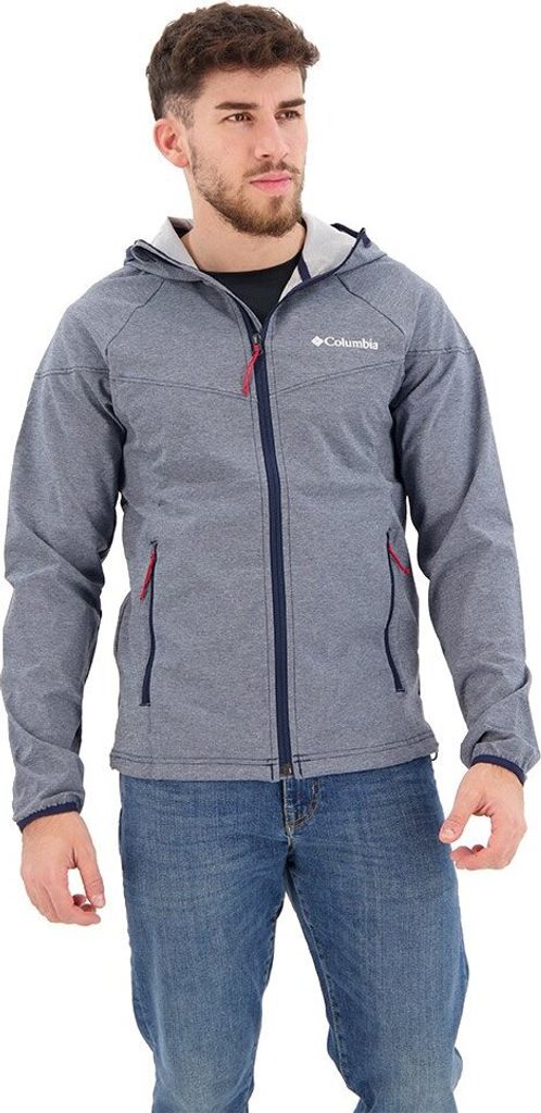 Columbia Heather Canyon Softshelljacke Blau S Mann Blau S