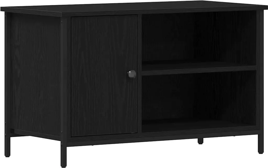 Offerta Mobile TV Nero Rovere 80x40x50 cm | Qualità e Prezzo Top