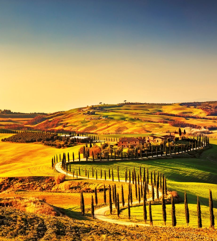 Fototapete - Tuscany 225x250cm - Vliestapete Produktbild 