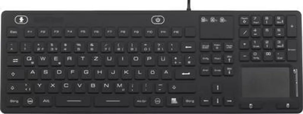 Clavier lavable pour milieu médical et informatique industrielle