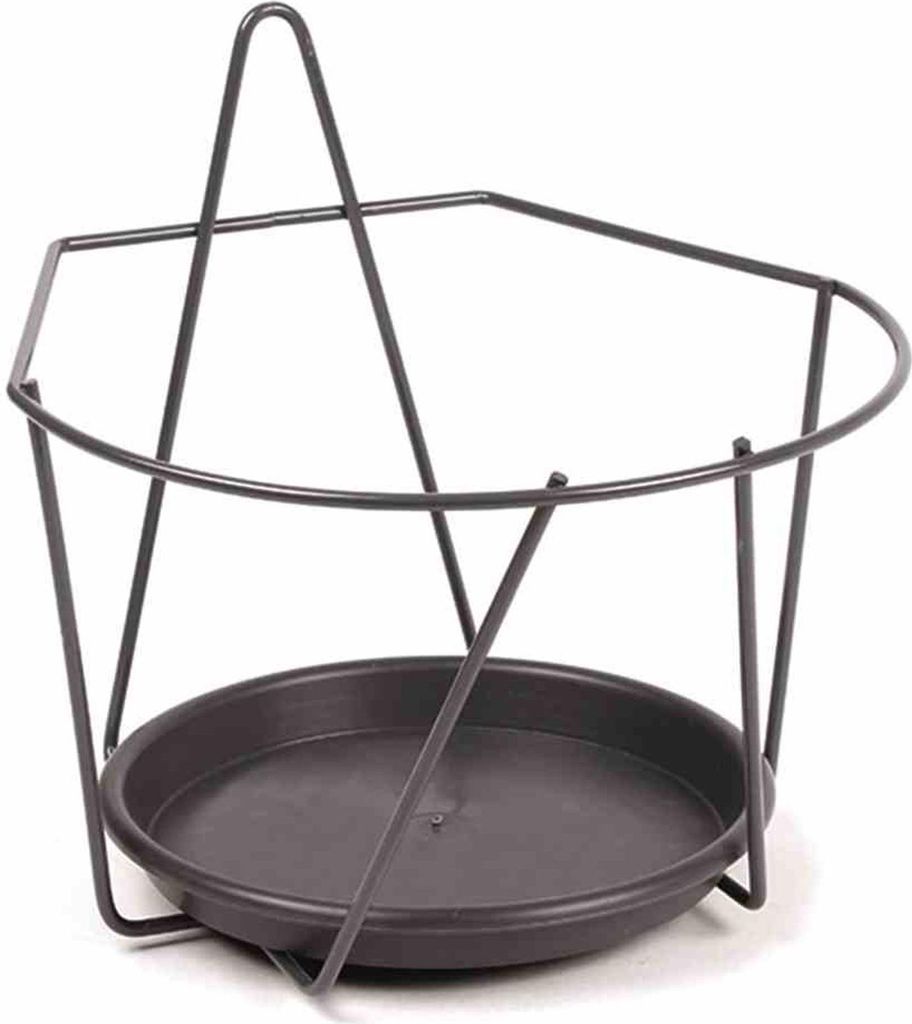Wand-Blumentopfhal. Ø22cm grau, 357261 Produktbild 