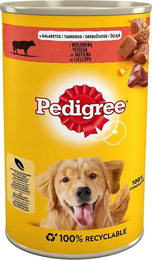 PEDIGREE Adult Dose in Gelee mit Rind 12 x 1,2kg