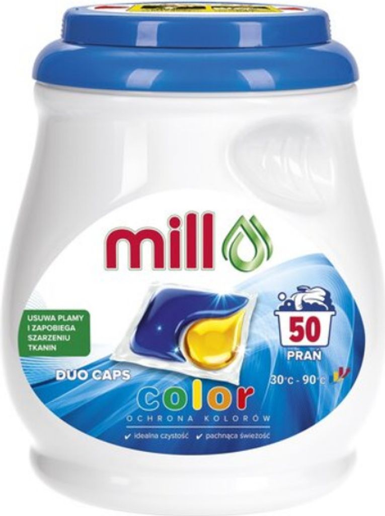 Kapsułki do prania Mill Professional Kolor 50 sztuk