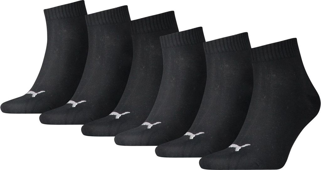 Puma Quarter Plain Socken Senior (6-Pack) Produktbild 