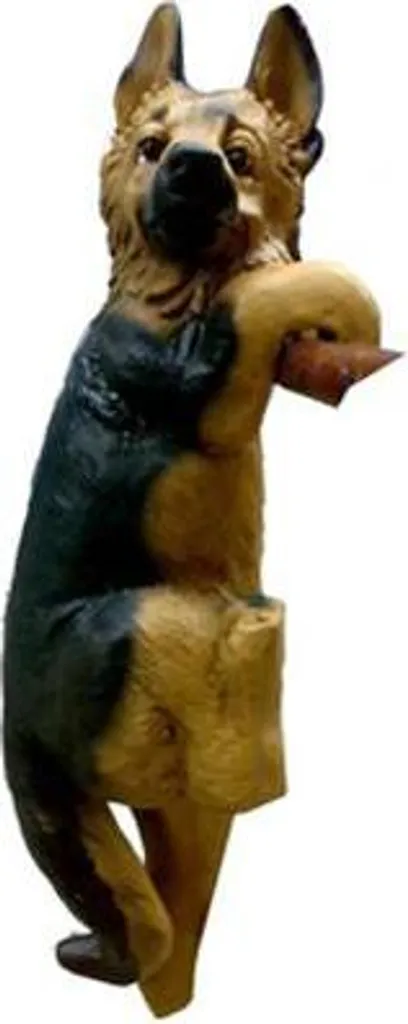 Figurine de Chien Décorative 28 cm pour Jardin et Terrasse - Modèle A147