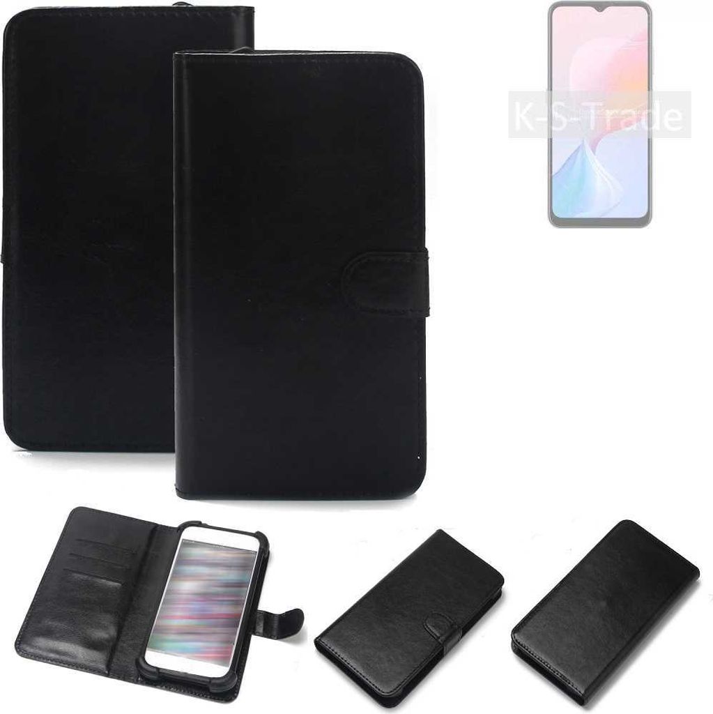 K-S-Trade Handyhülle Schutzhülle kompatibel mit Blackview A85 Handy Schutz Hülle Handyhülle Bumper schwarz 1x