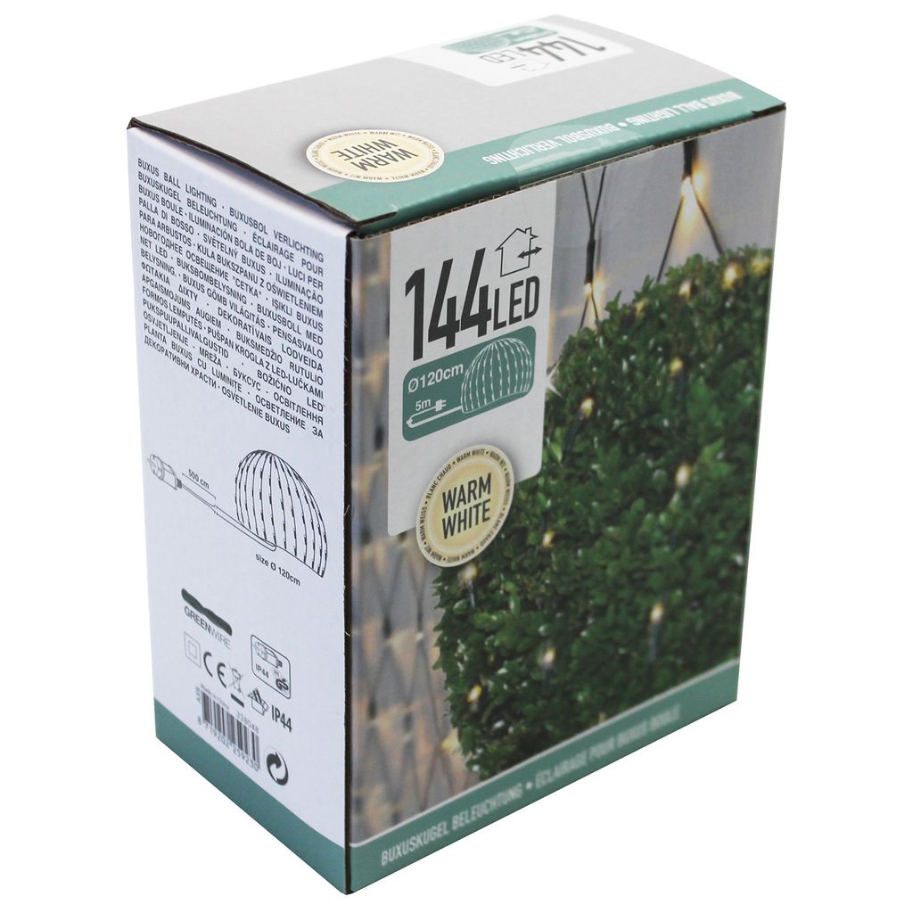 koopman Lichternetz für Buchsbäume, Ø120cm, 144 LEDs, Produktbild 19