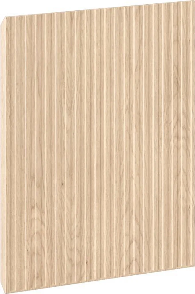 Mexen Rivel frontale scanalato per corpo mobile bagno 35 x 43,5 cm, rovere - 91A21-0350-470-1-81