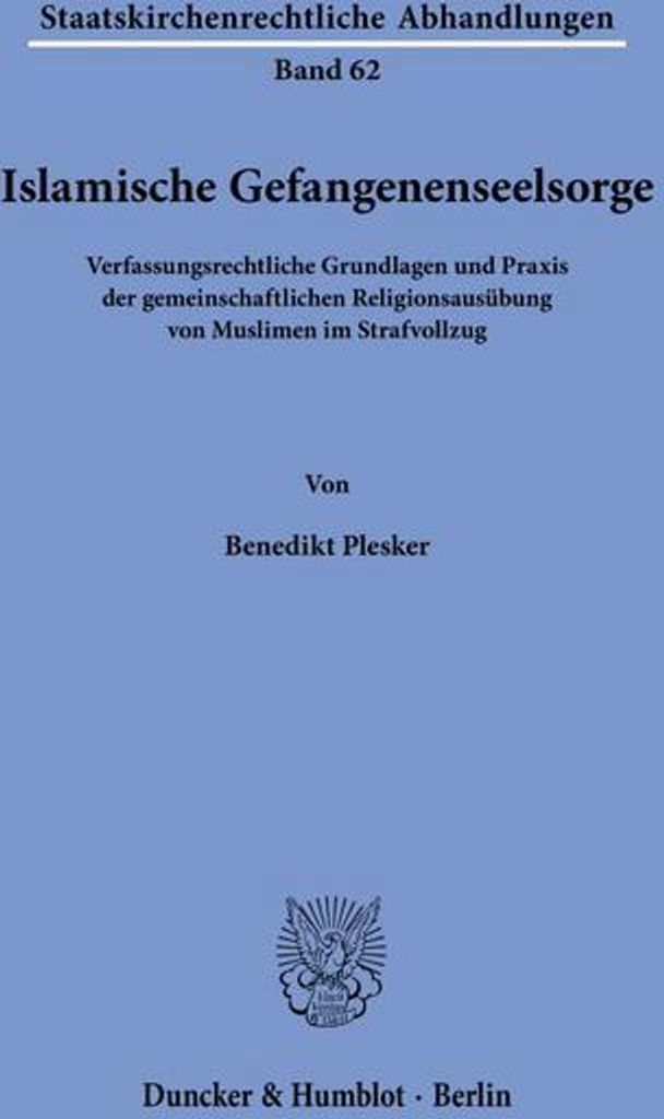 Islamische Gefangenenseelsorge.
