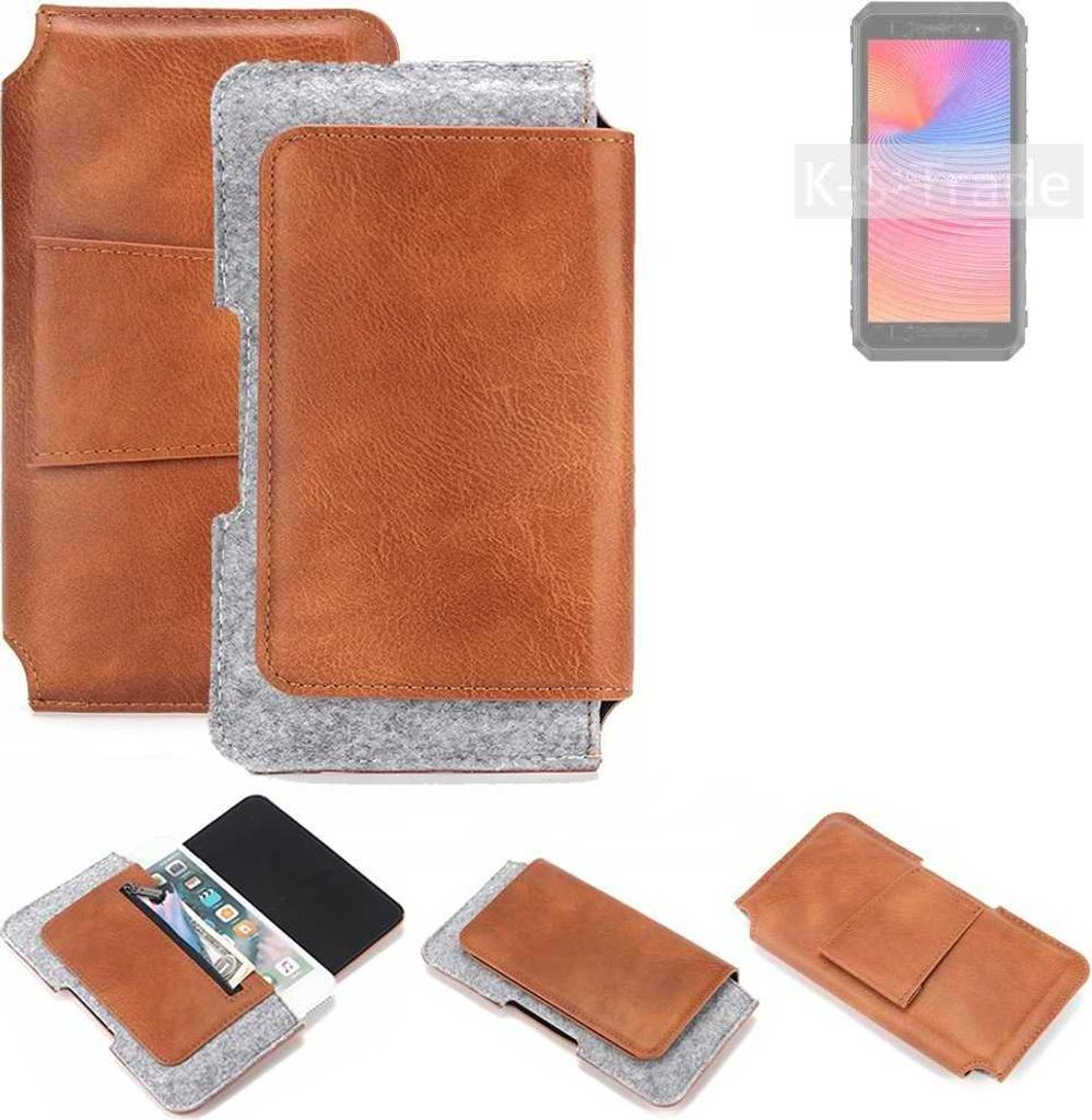 K-S-Trade Handyhülle Schutzhülle kompatibel mit Ulefone Power Armor X11 Pro Gürteltasche Holster Gürtel Tasche Smartphone Tasche Handy Hülle P...