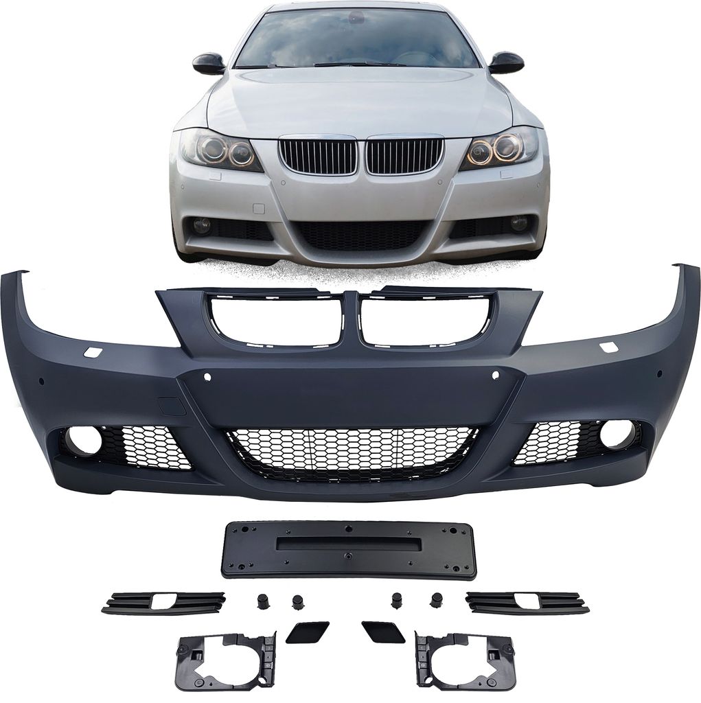 Sport Front Stoßstange + Gitter für BMW 3er E90 E91 2005-2008