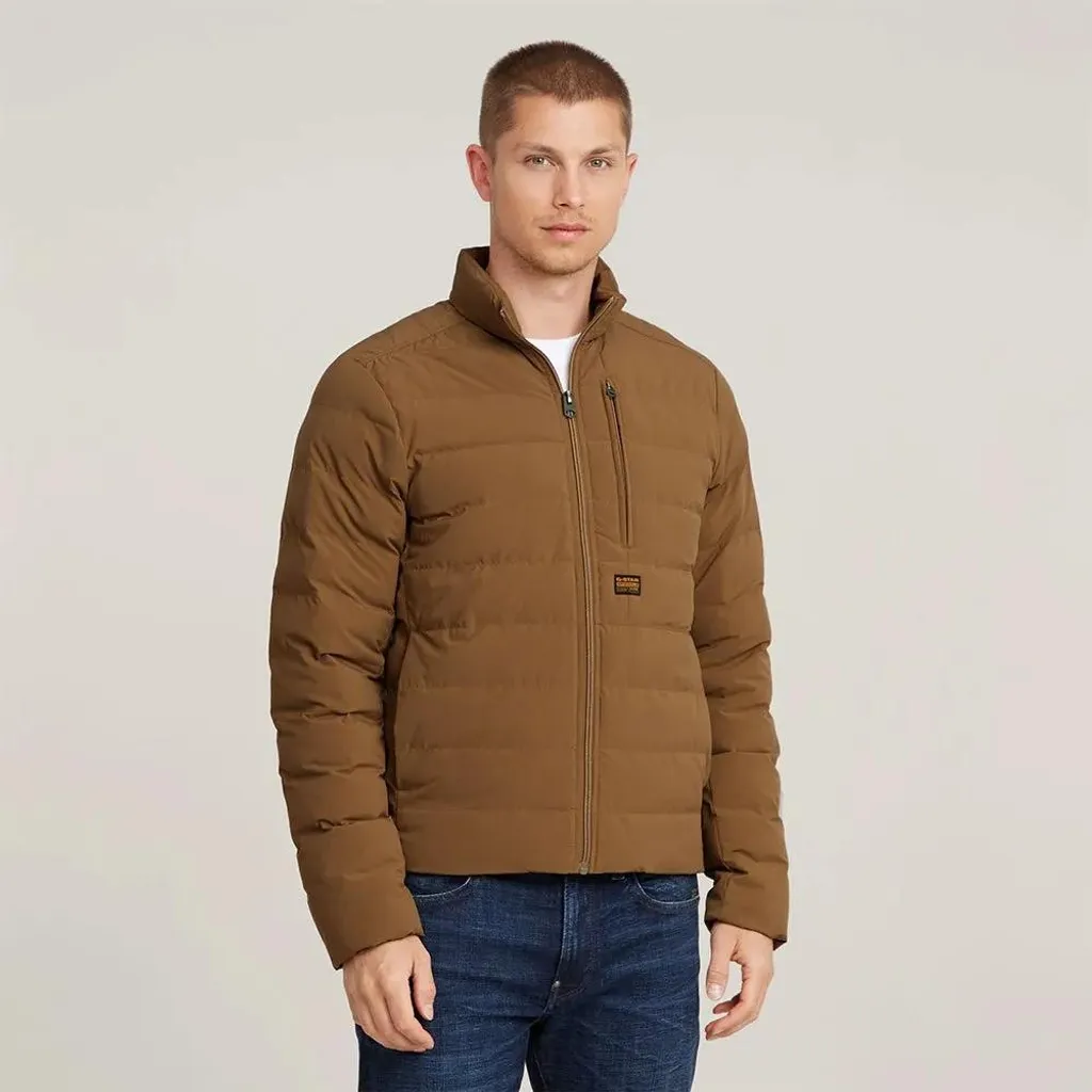 Veste G-Star Foundation Liner Marron S avec Doublure Matelassée Homme