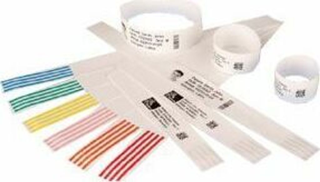 Zebra Z-Band Direct, Schwarz, Weiß, Polypropylen (PP), Wärmeübertragung, 300 Stück(e), 25,4 x 152, 1800 Stück(e)