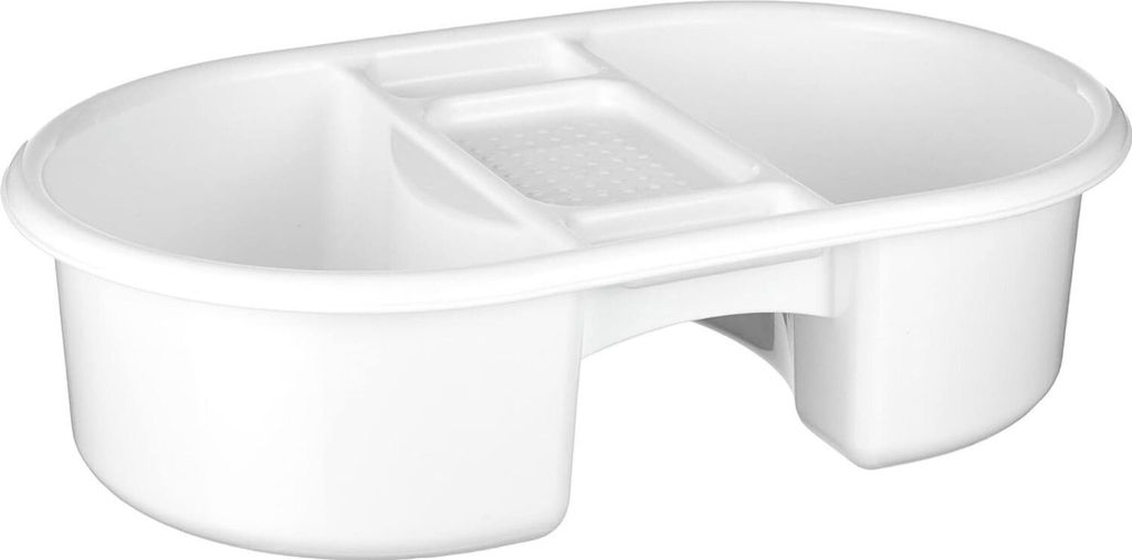 Universal Waschschüssel - Waschbecken mit 2 getrennten Produktbild 