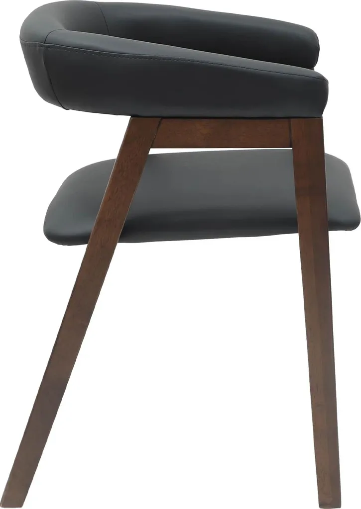 Lot de 2 chaises pour table de repas marron clair style moderne