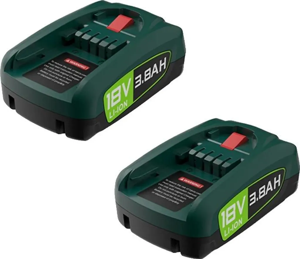 2x Batterie 3800mAh per Elettroutensili - Alta Capacità e Compatibilità